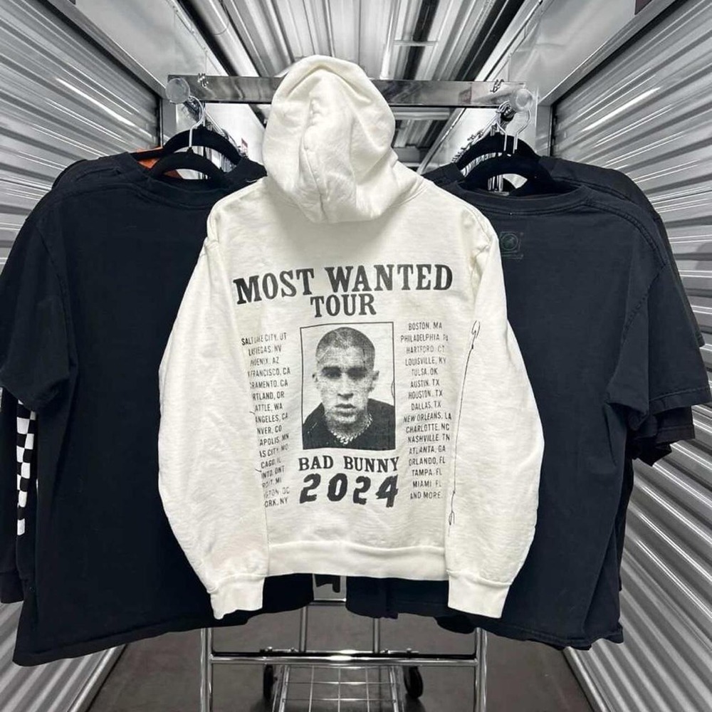 Sick Bad Bunny Most Wanted Tour Hoodie